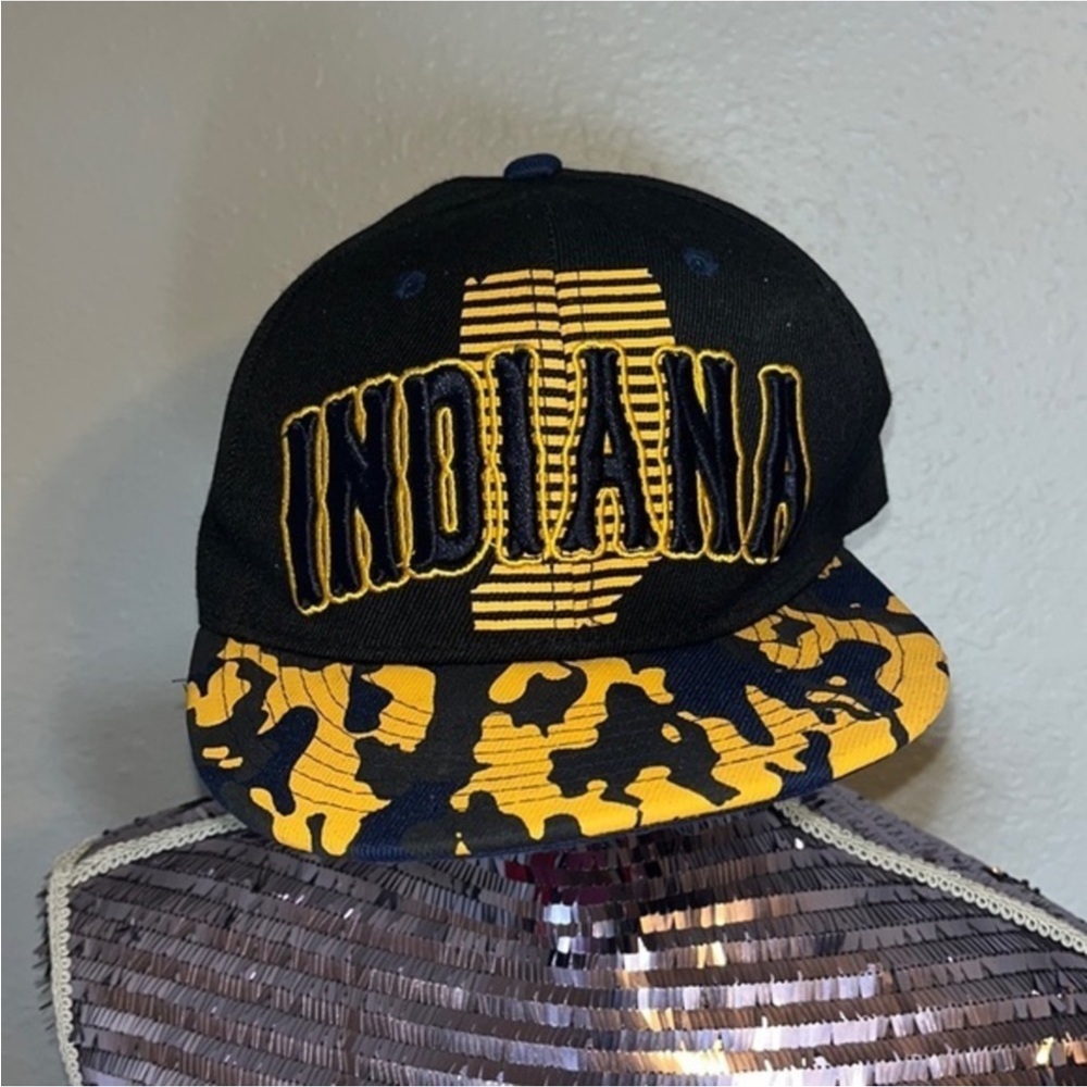 Indiana Cap - Black and Yellow - Picture 2 of 6